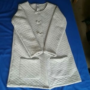 Jacadi Girl's Cotton Grey Coat - 12A 152cm